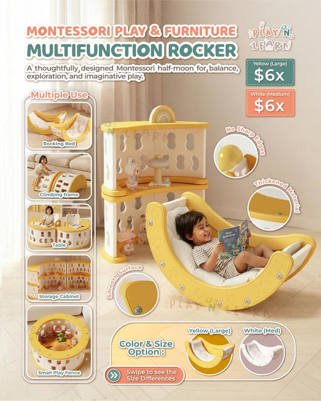 Montessori Multifunction Rocker_0