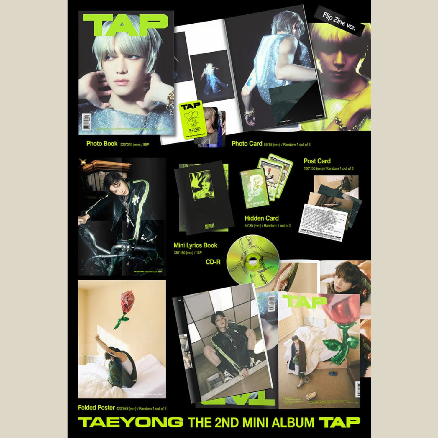 NCT TAEYONG 2ND MINI ALUM - TAP (Flip Zine Ver.)_1