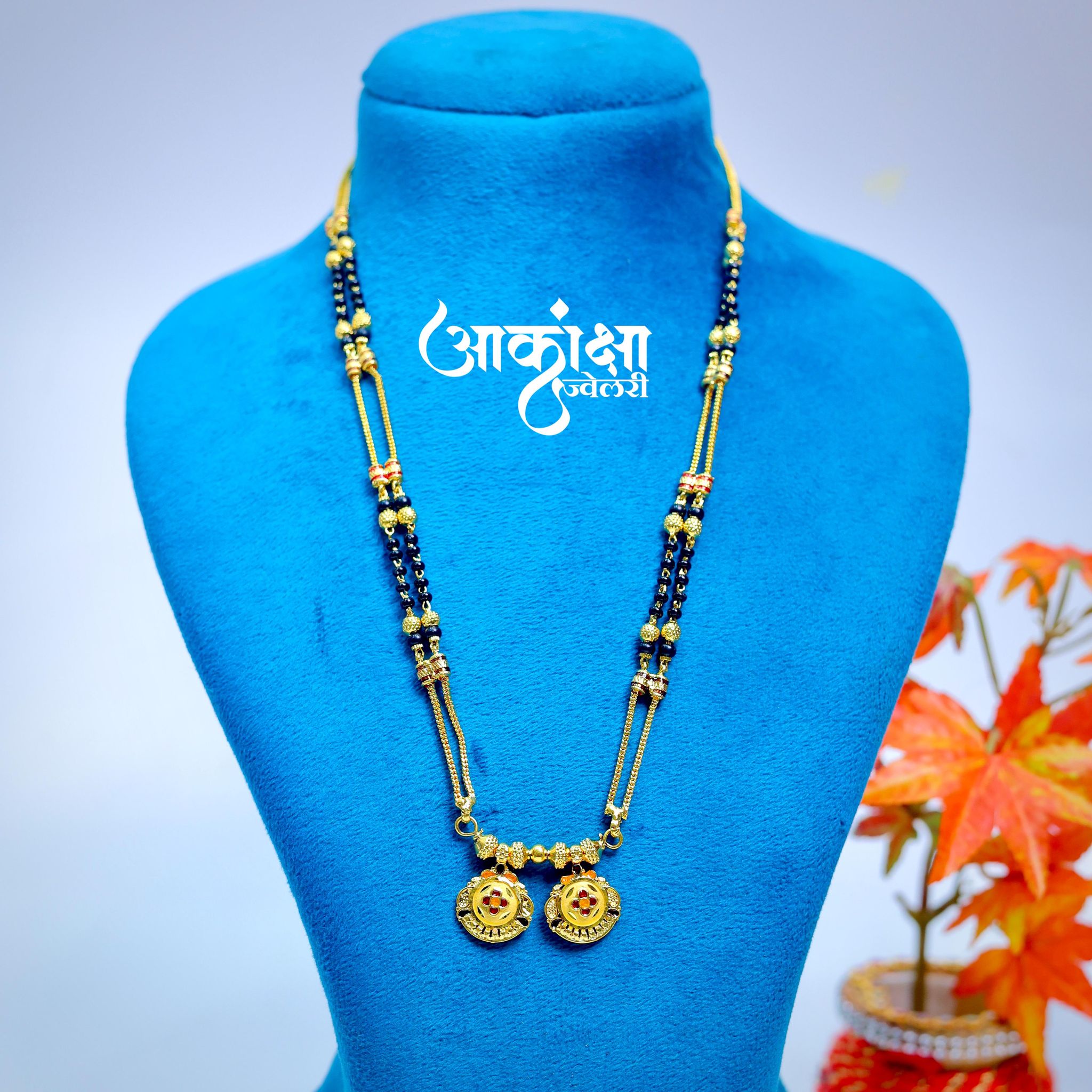 Aparna Short Mangalsutra (1 Gram Gold Plated)_0