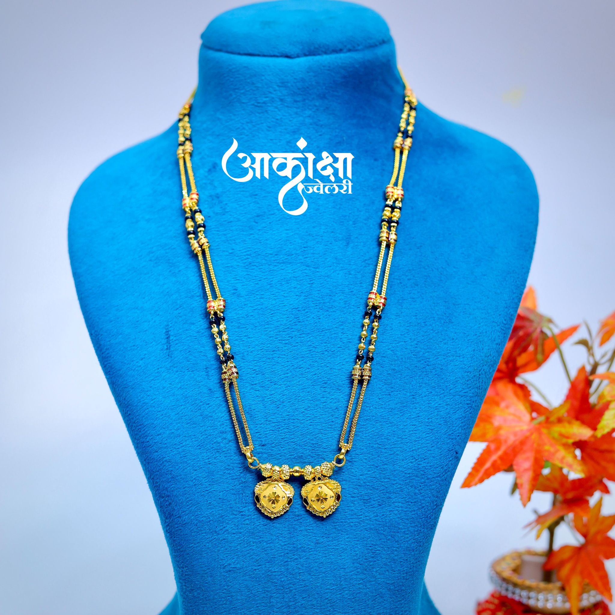 Bhairavi Short Mangalsutra (1 Gram Gold Plated)_0