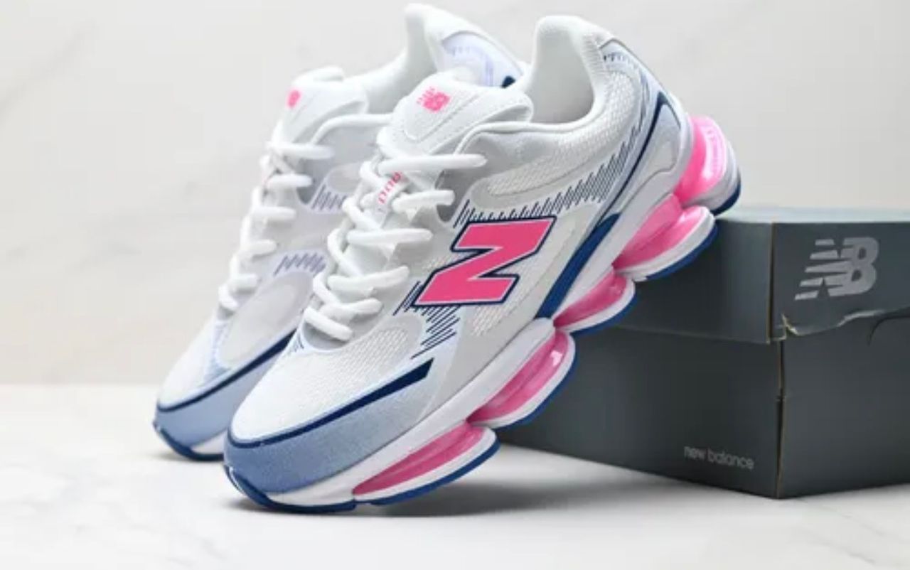 New Balance Abzorb 2000 Blanches & Roses - Style Y2K_1