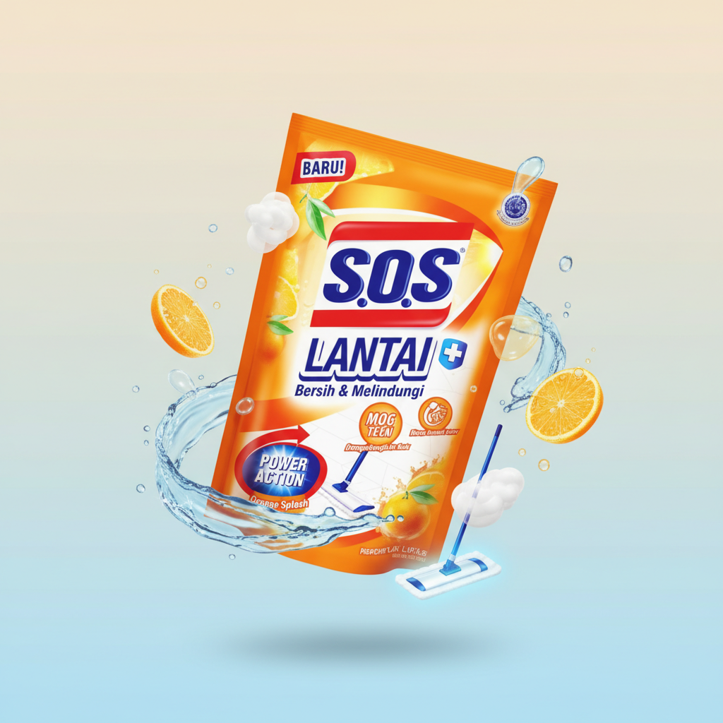 S.O.S PEMB LANTAI REFF ORANGE SPLASH 375ML/12_0