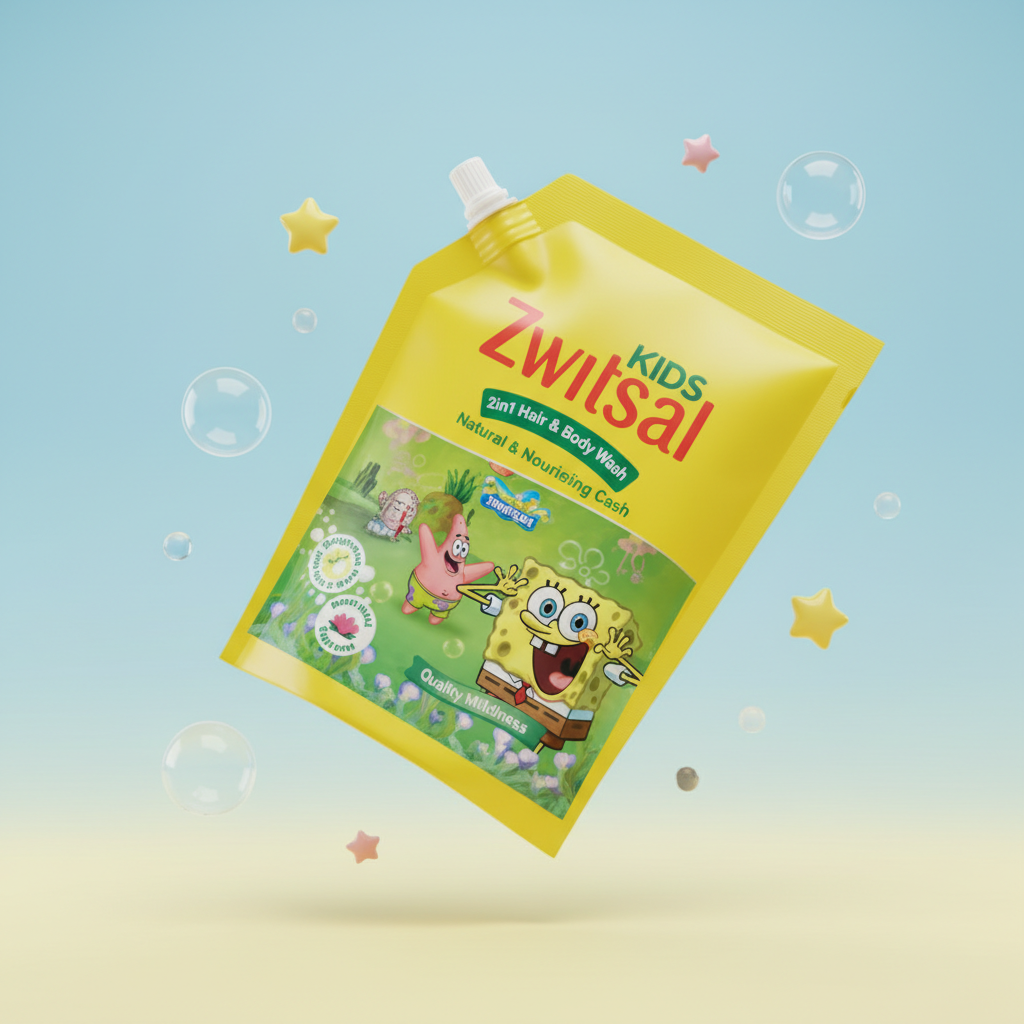 ZWITSAL KIDS 2IN1 GRN NAT&NOURISH PCH 250ML/12_0