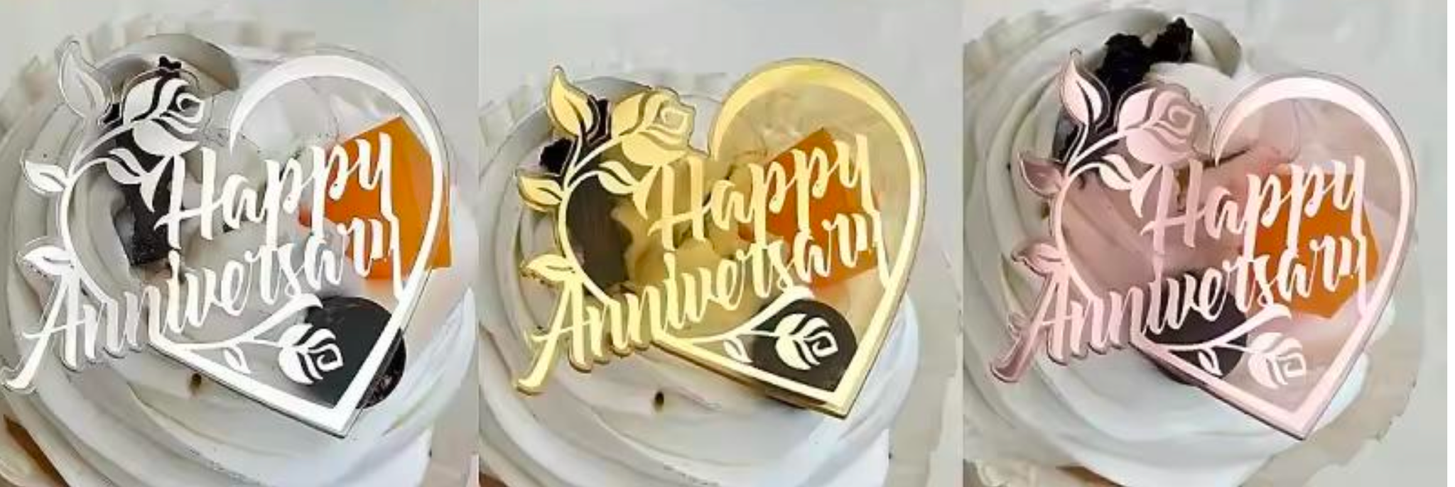 Happy Anniversary Cake Charm _0