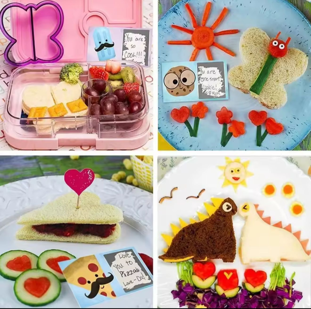 Kit Creativo de Cortadores para Lunch Infantil de 47 piezas _4