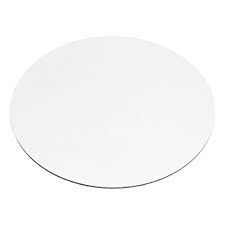 395 CAKE BOARD 8 ROUND WHITE -CBRW8 _0