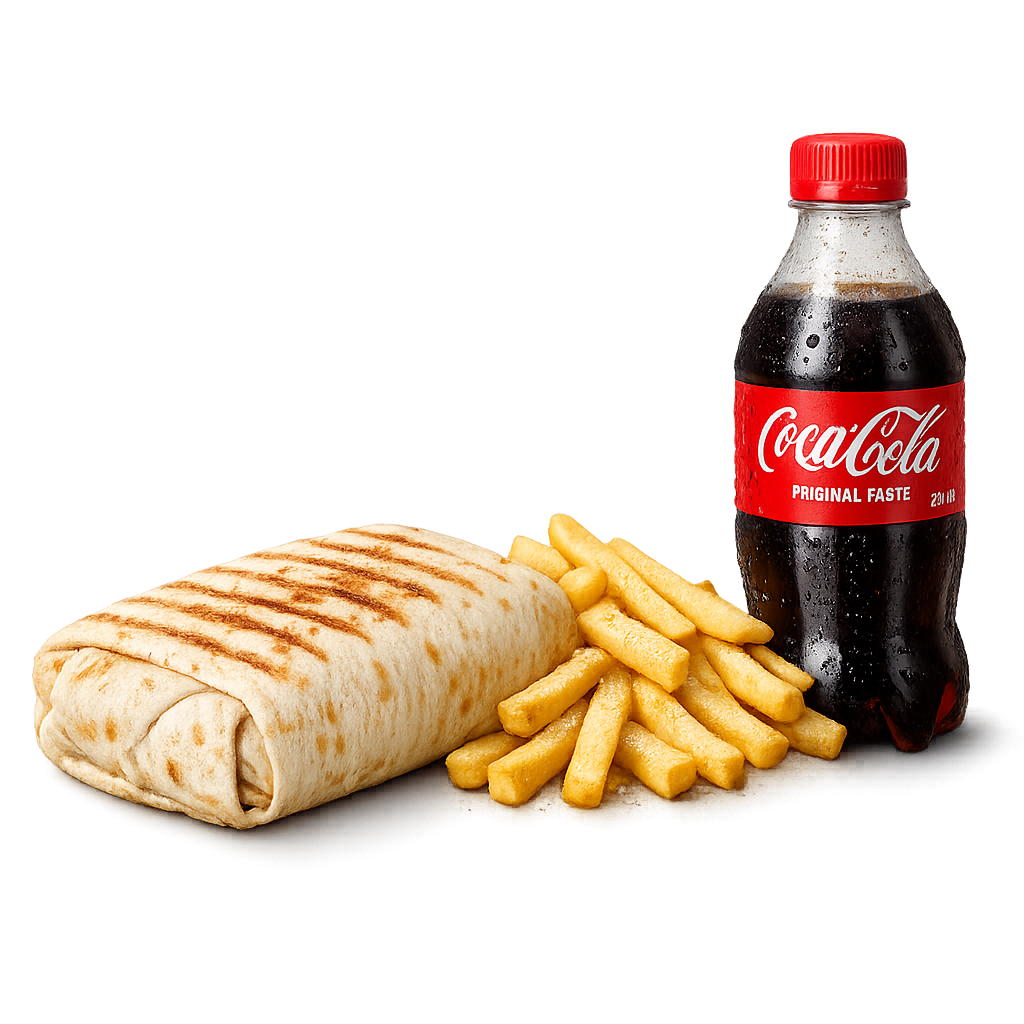 Chicken Shawarma – Classic Fries + Soda_0