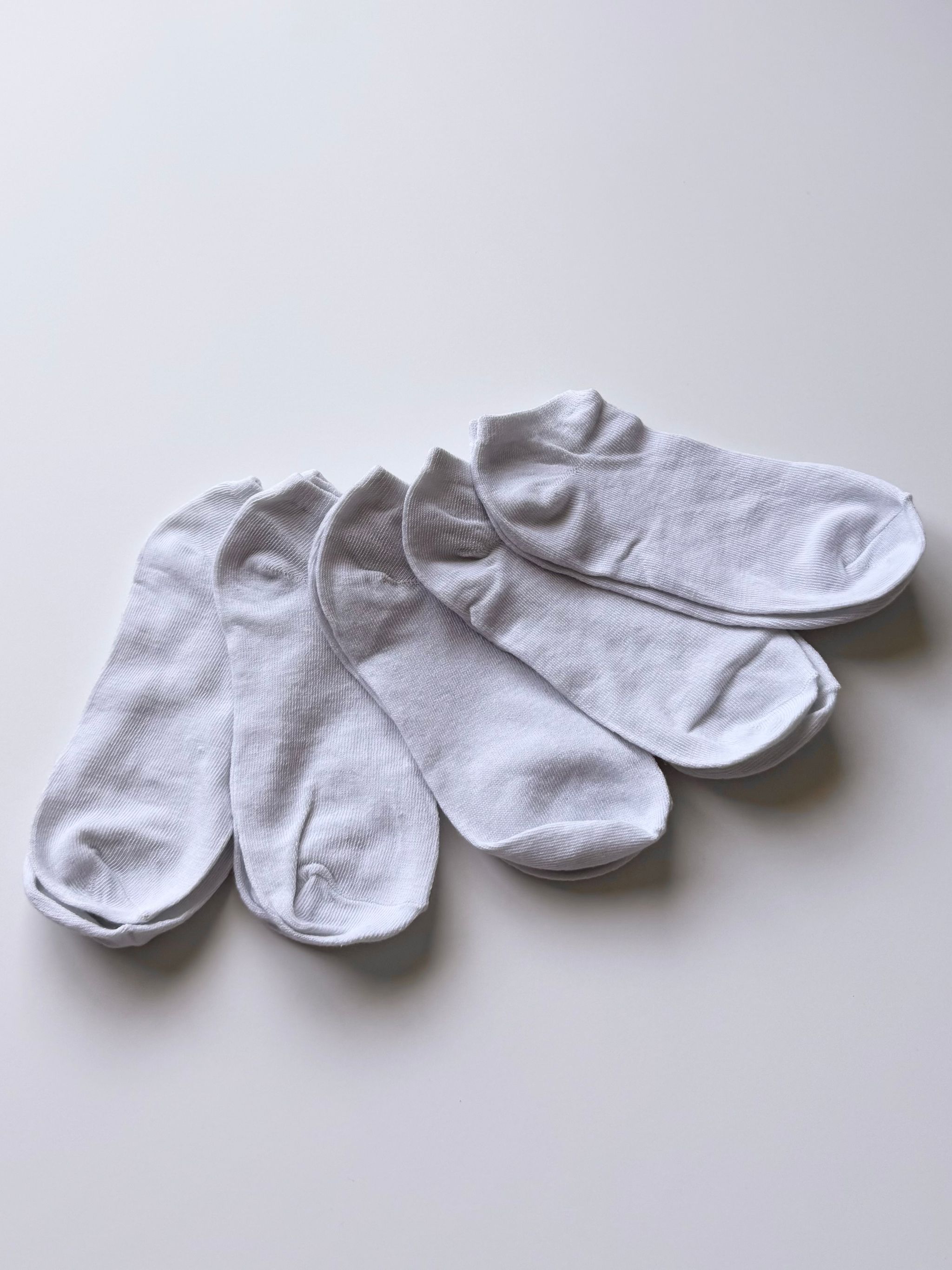 Set 5 Pares de Calcetines Blancos_1