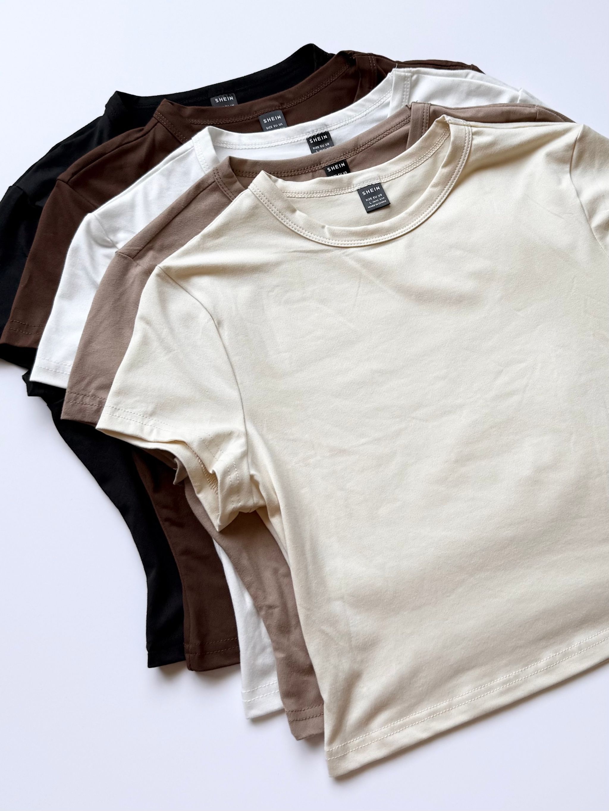 Camisas Basic Slim (Cortas) — Talla L_0