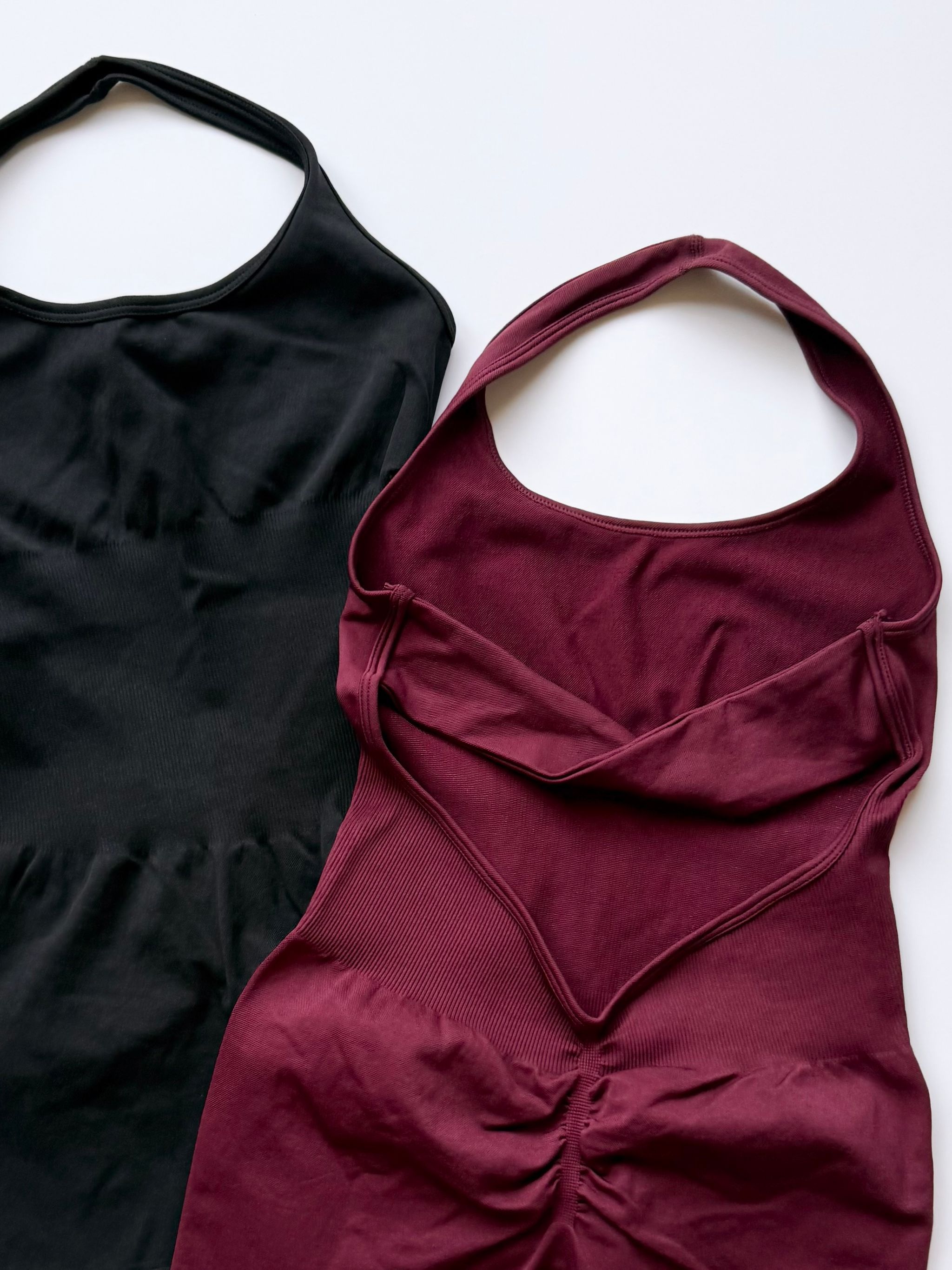 Enterizo V Cut Canalé — Talla L_1