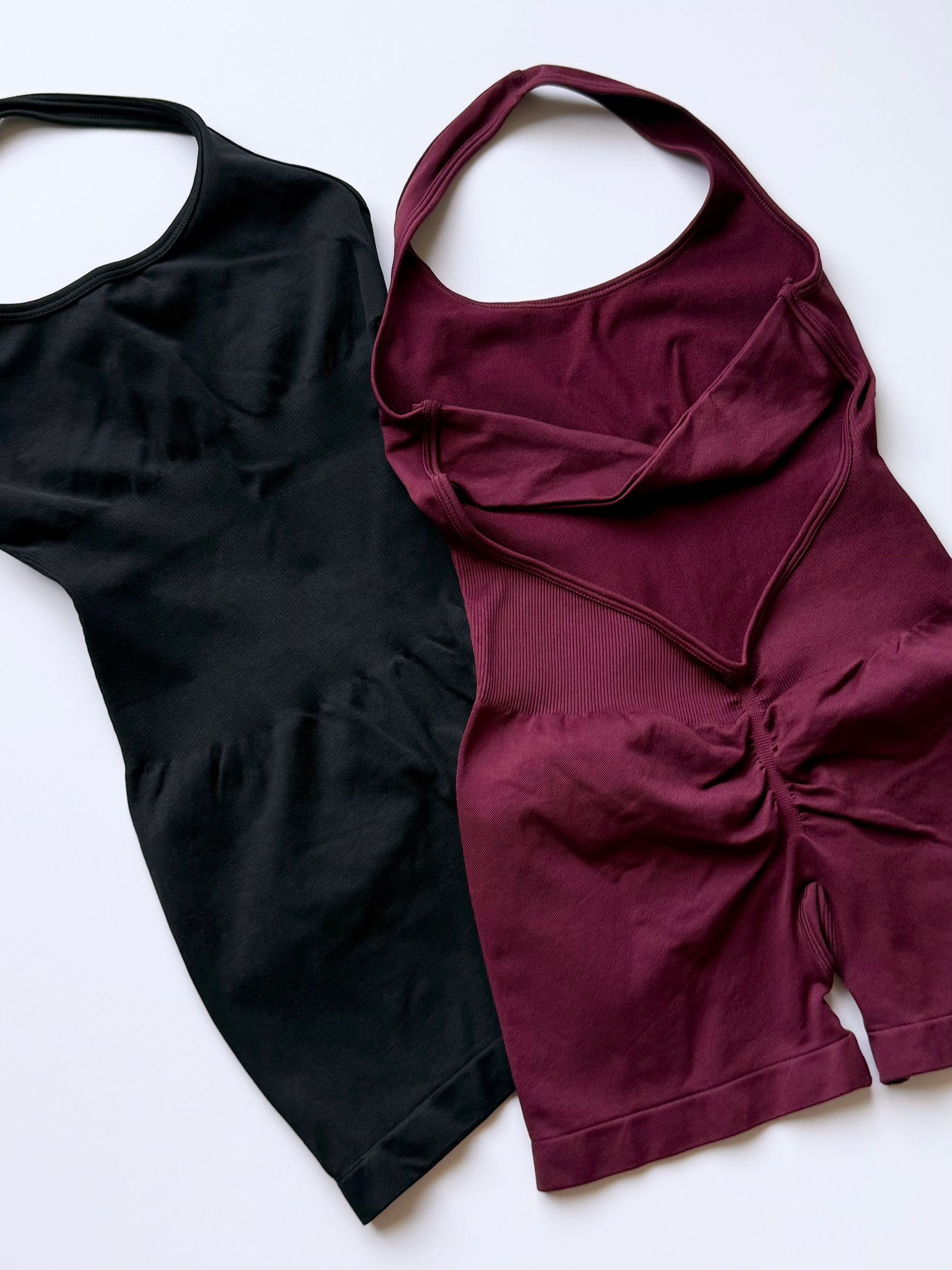 Enterizo V Cut Canalé — Talla L_2