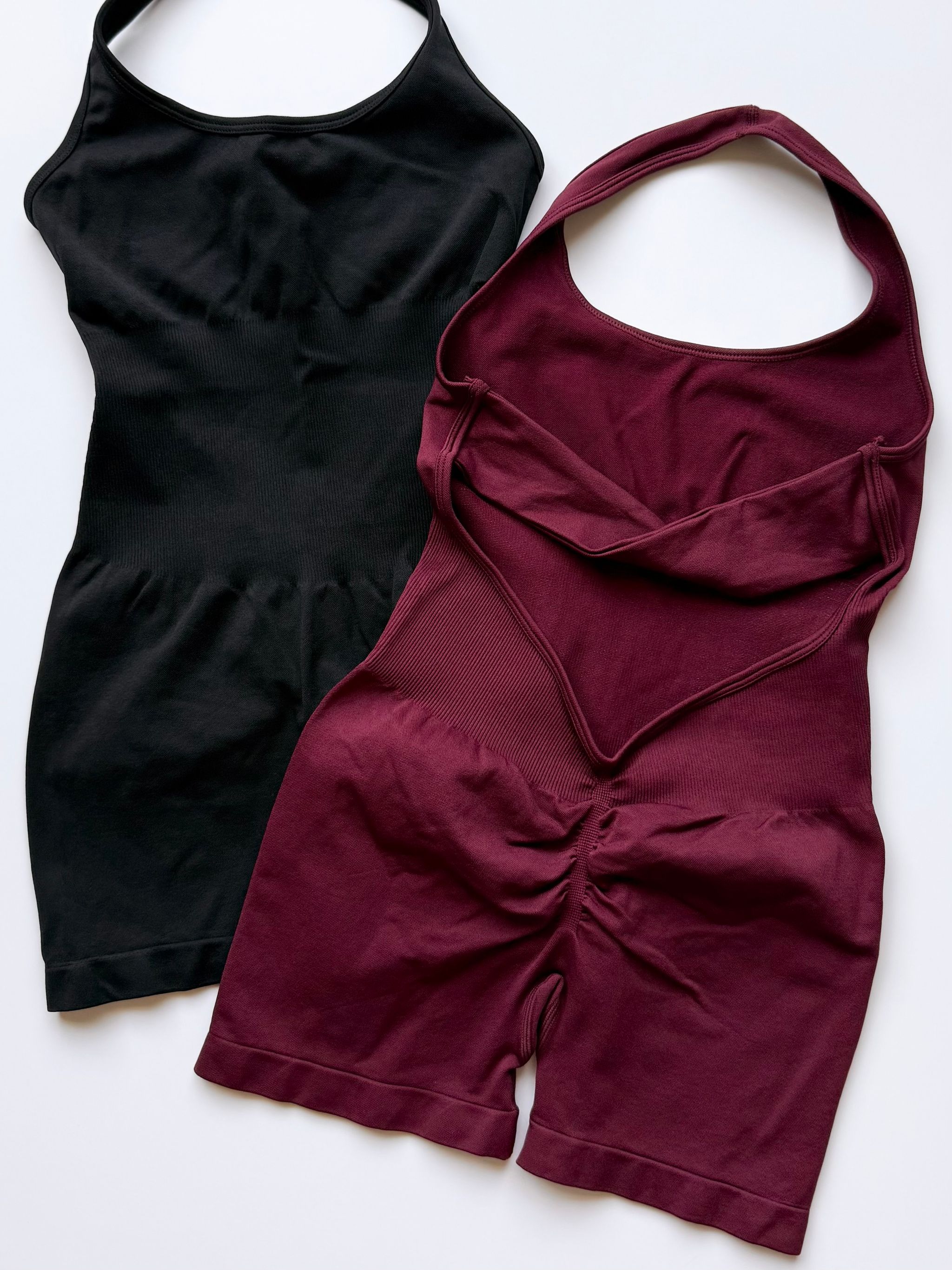 Enterizo V Cut Canalé — Talla S_3