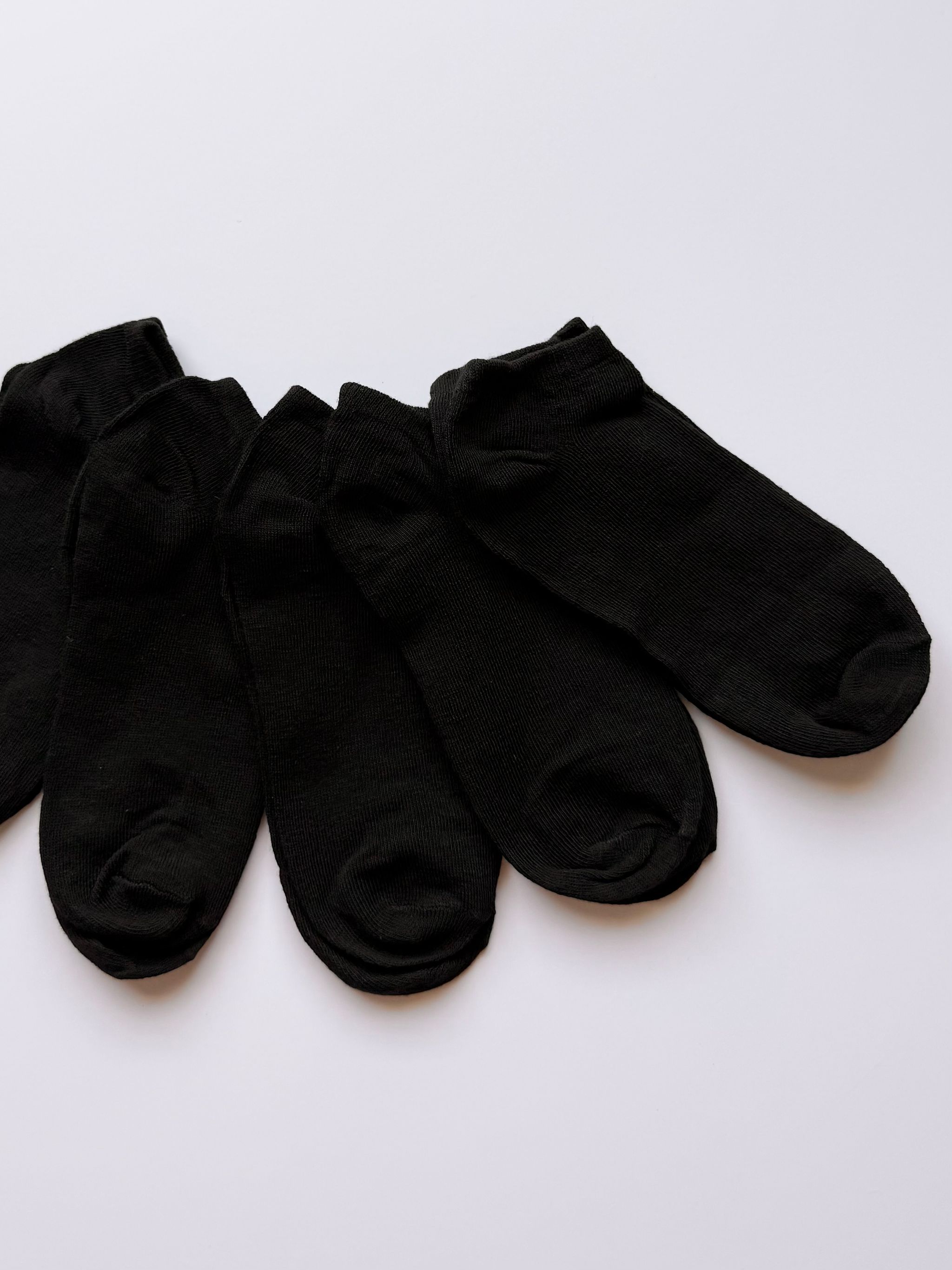 Set 5 Pares de Calcetines Negros_1
