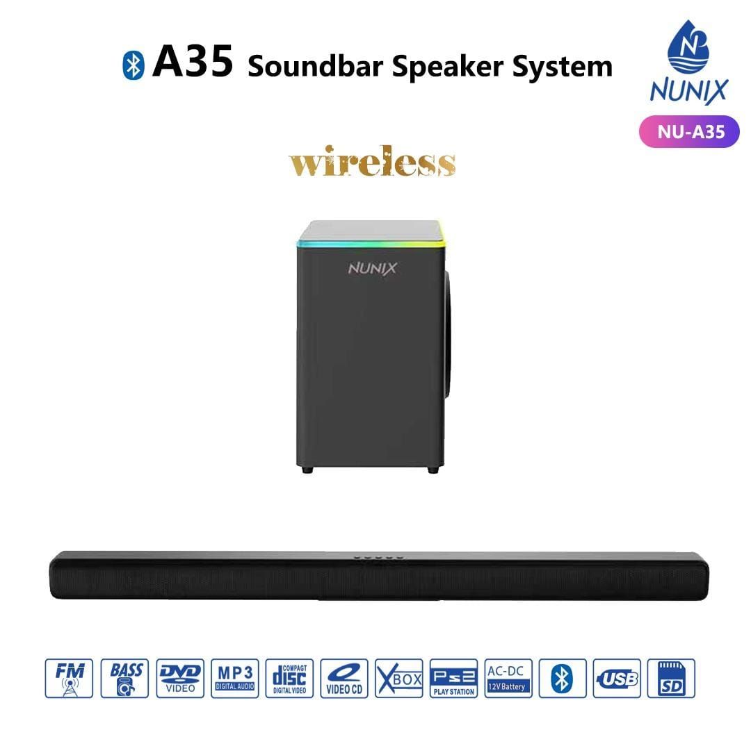 Nunix NU-A35 multimedia soundbar system. _0