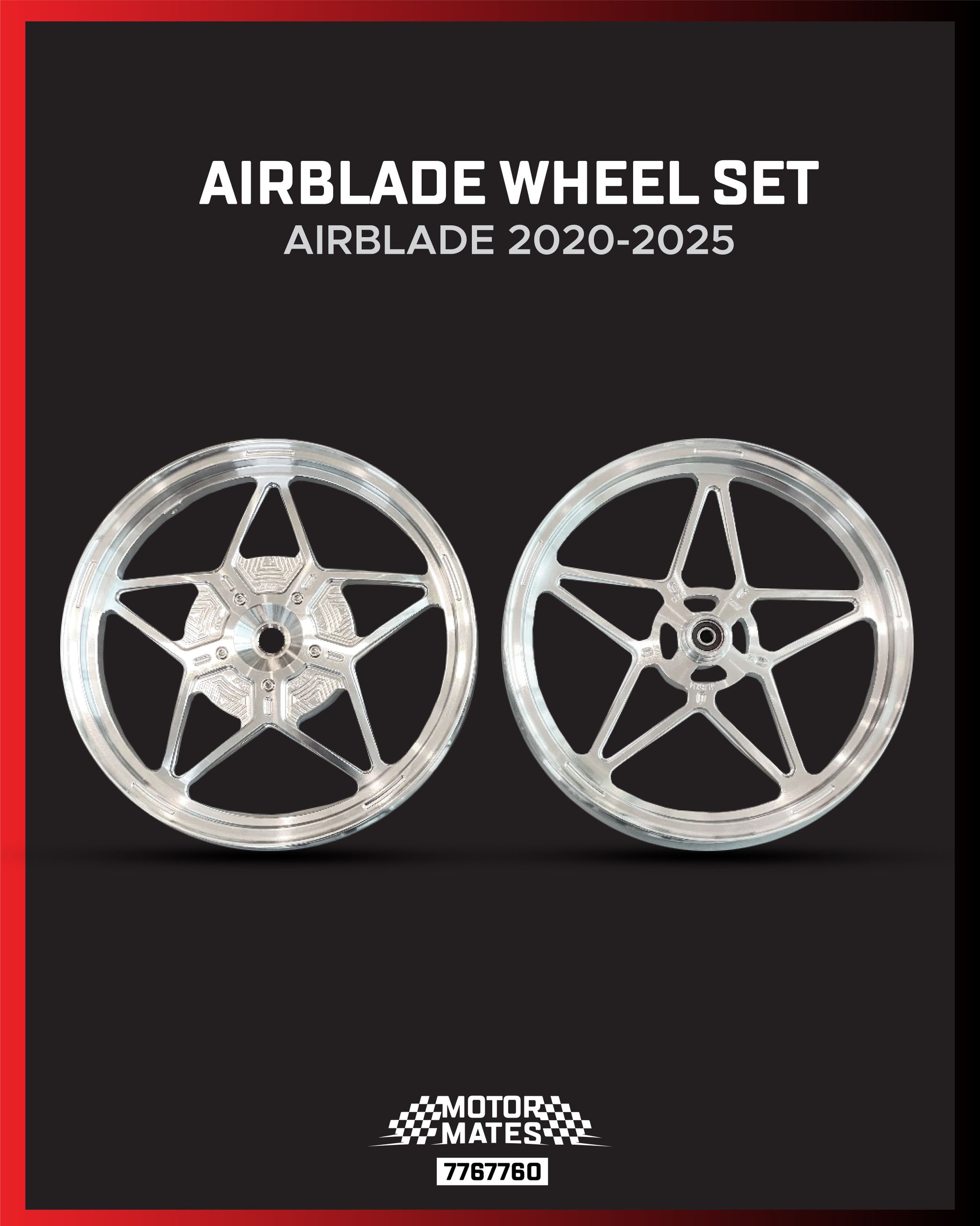 NONE Project AB wheel (Star) Chrome 125 / 20-25_0