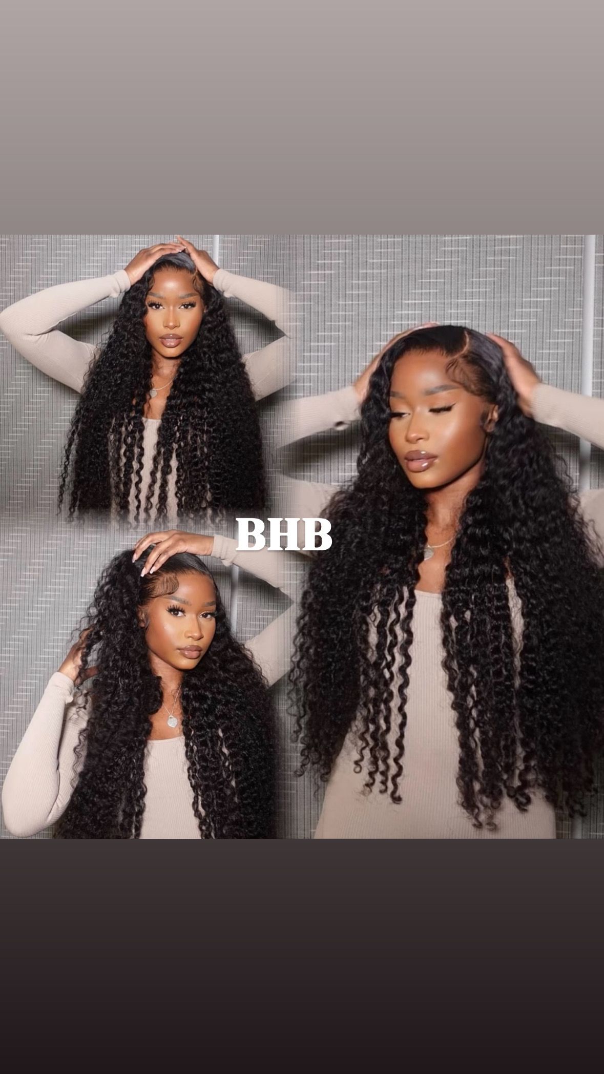 Wig  Luxury Deep Waves 100% Cheveux Humain -Densité 250% _0