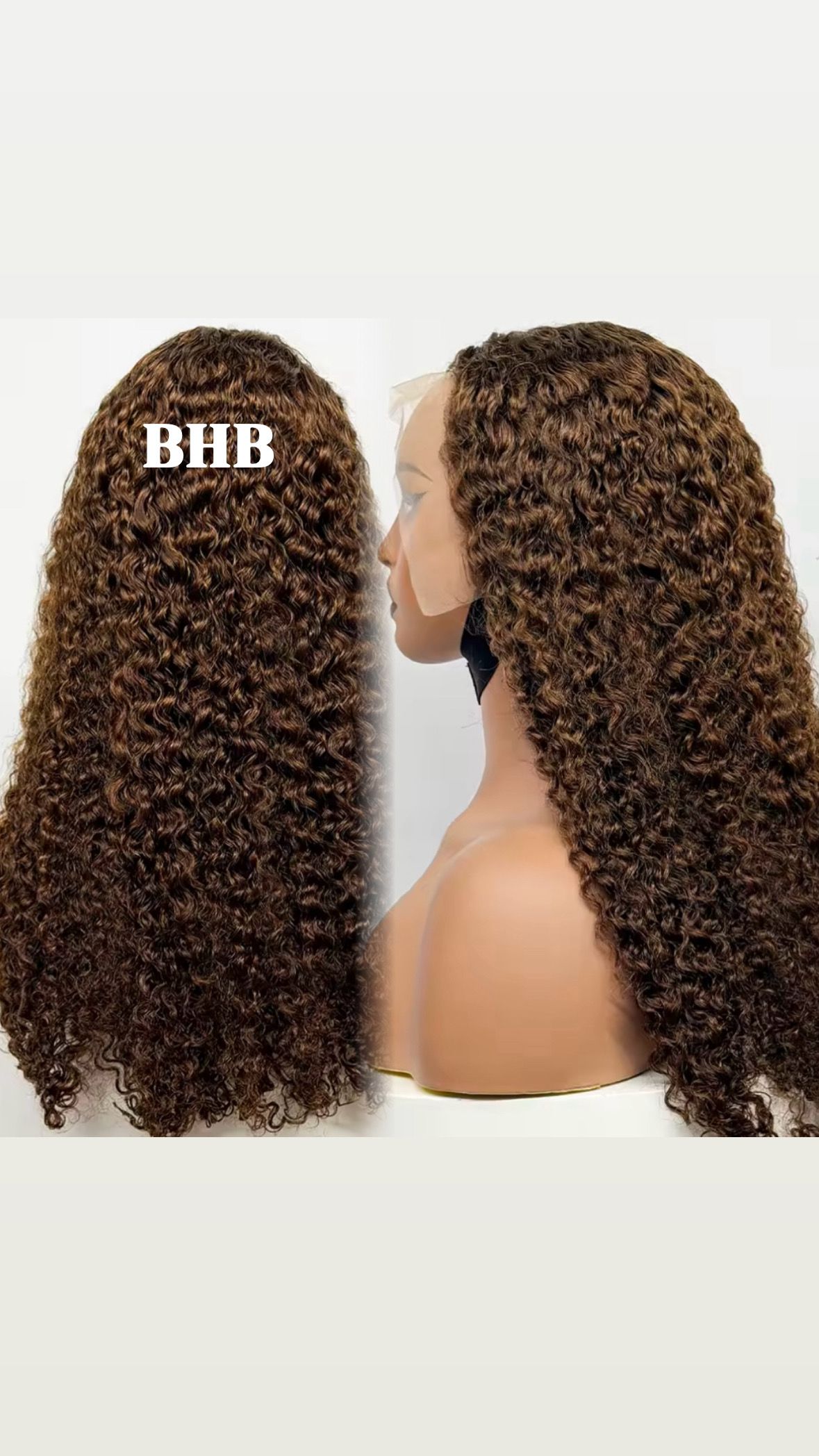 Wig  Luxury water waves curly  100% Cheveux Humain -Densité 300 % _3