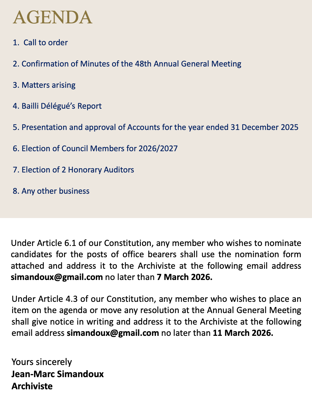 AGM ONLY (i.e. NOT attending Dinner)_1