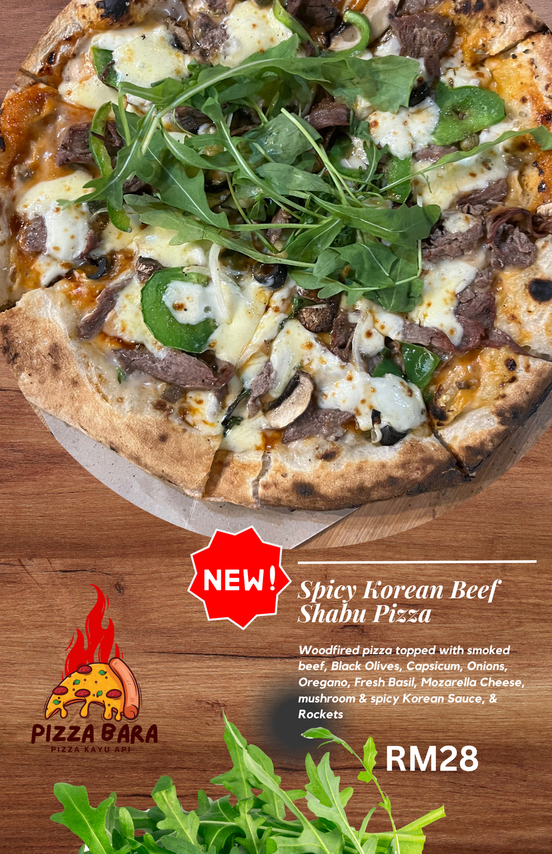 PB115 Spicy Korean Beef Shabu Pizza_0