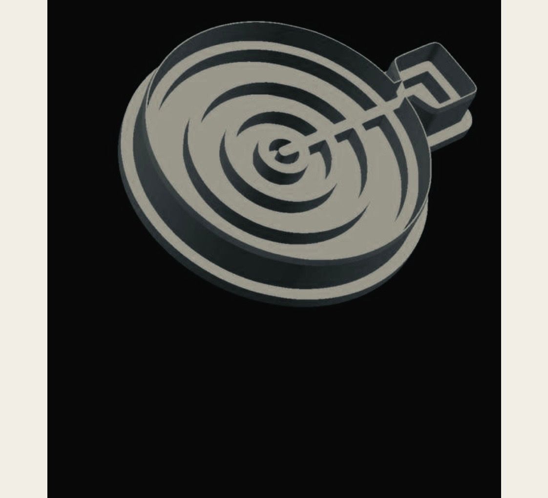 Target Board Cookie Cutter with imprint_0