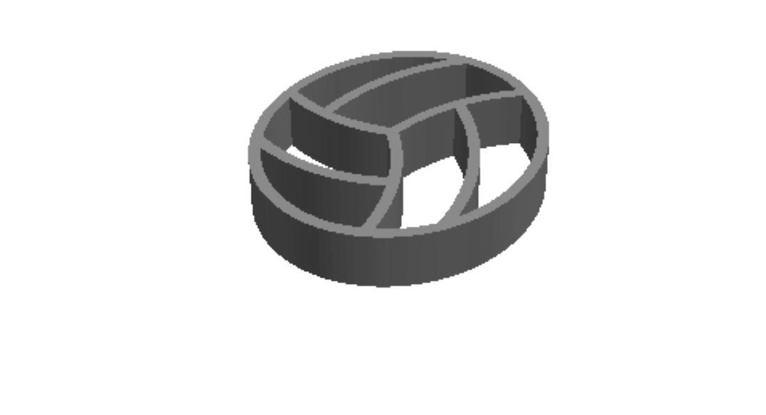 Volley ball Cookie Cutter  _0
