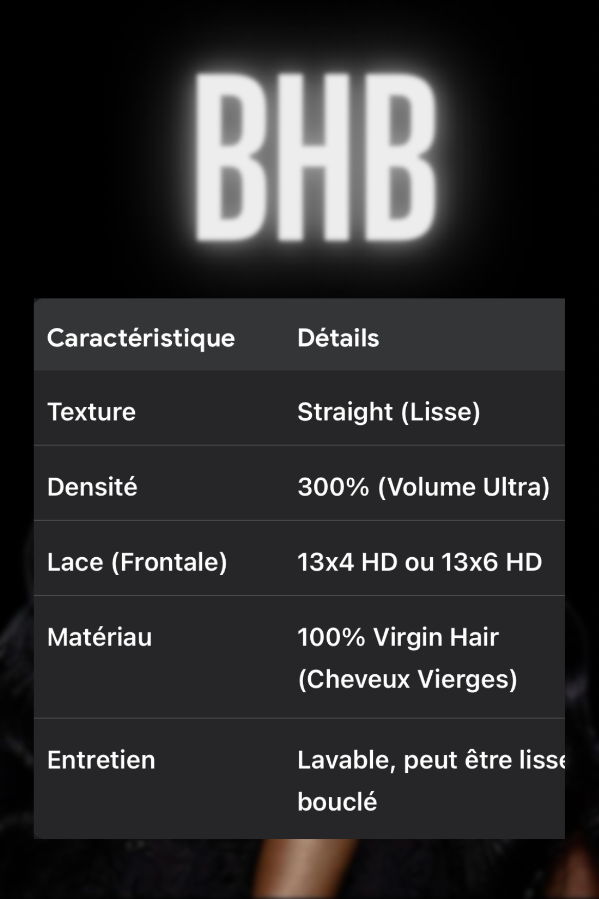 Wig straight 100% Virgin Hair -densité 300% _3