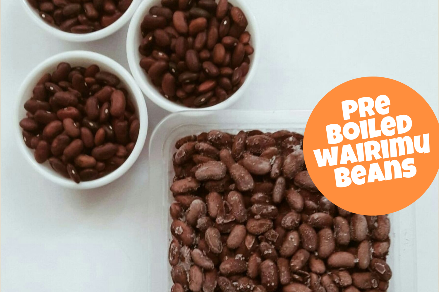 Pre Boiled Wairimu beans a.k.a red kidney beans 500g pack_0