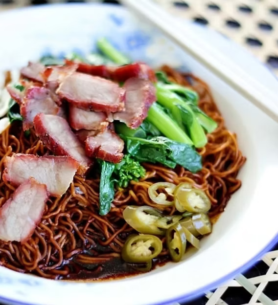 ROASTED PORK & WONTON NOODLE soup/dry_0