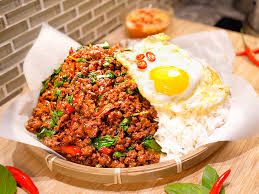 THAI PAD KRA PAO PORK OR CHICKEN _0