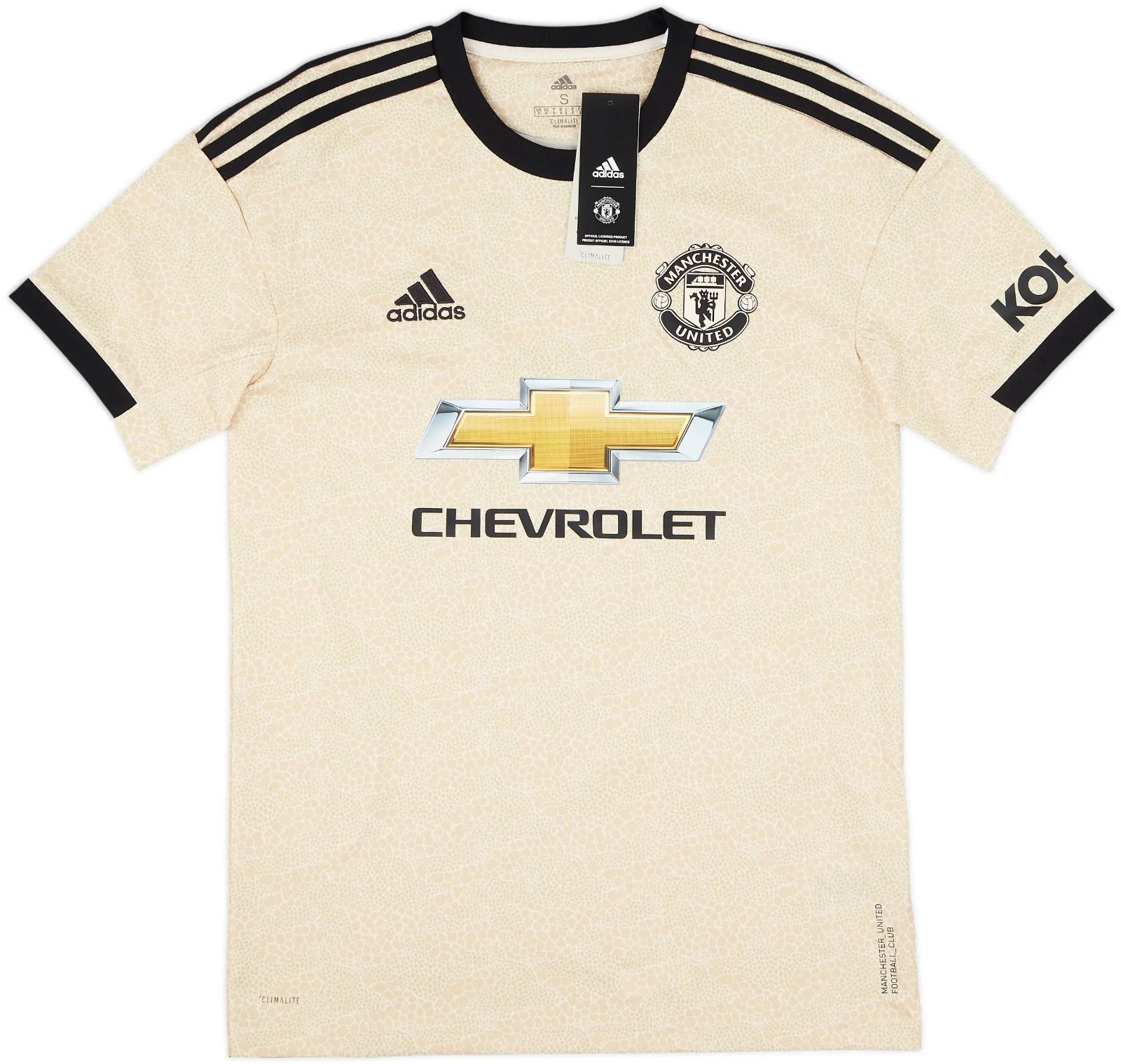 Manchester United 2019/20 Away Shirt (Gold / Black)_0
