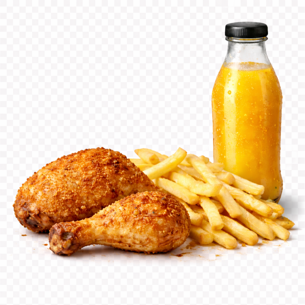 Chicken Leg + Classic Fries + Juice 450ml_0