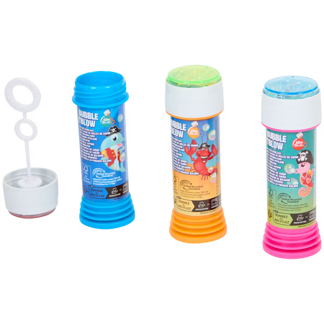 Souffleur de bulles de savon Lot de 3*60ml_0