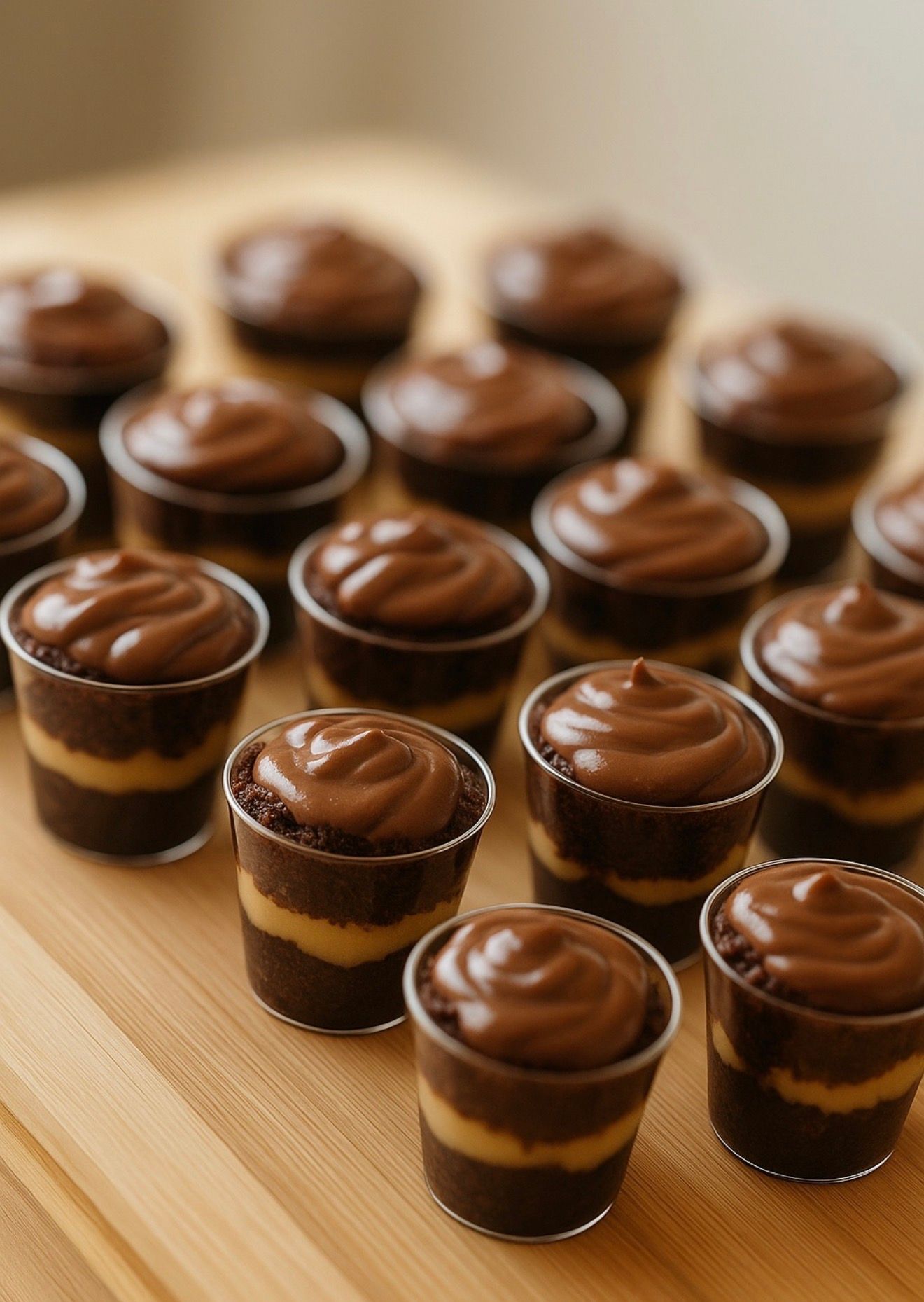 Shots de chocomanjar _0