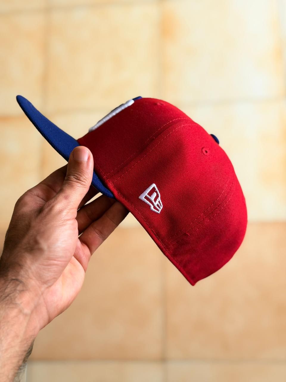 New Era 59 Fifty -   DR World Baseball 2026 Flag Red Two Tone Edition _5