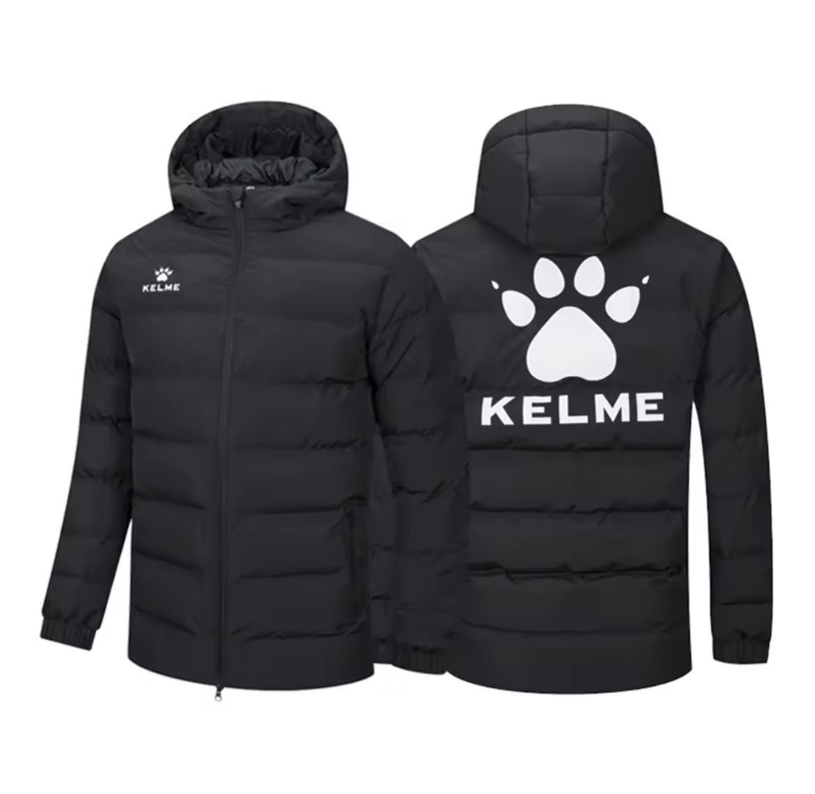 KELME Winter Men's Cotton Puffer Jacket_0