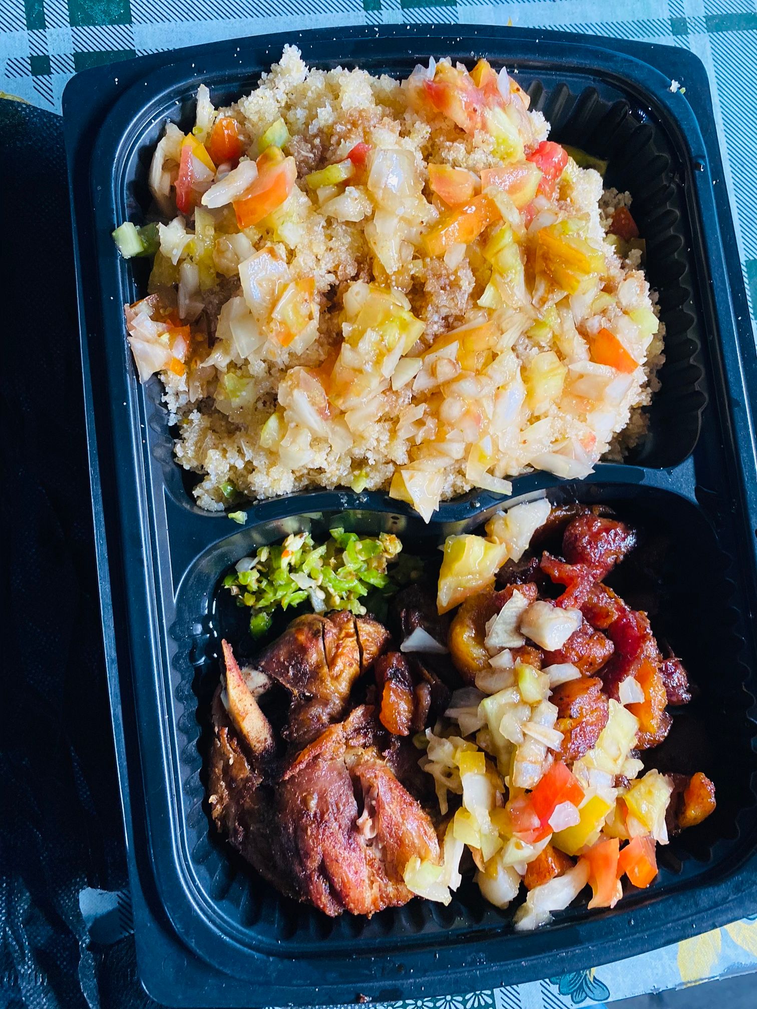 Attiéke Poulet braisé_2