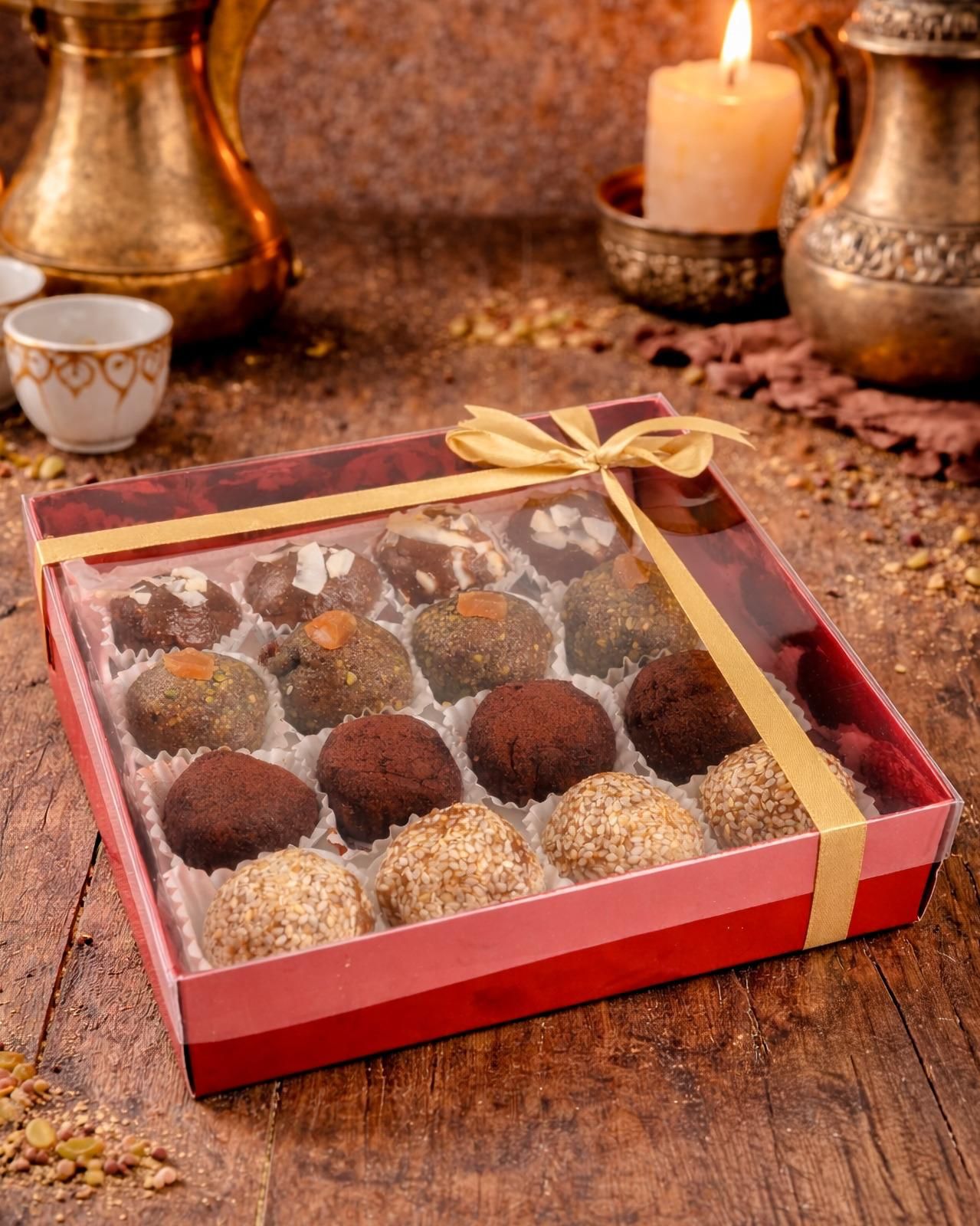 Mixed Flavoured Date Ball Box-16pcs_0