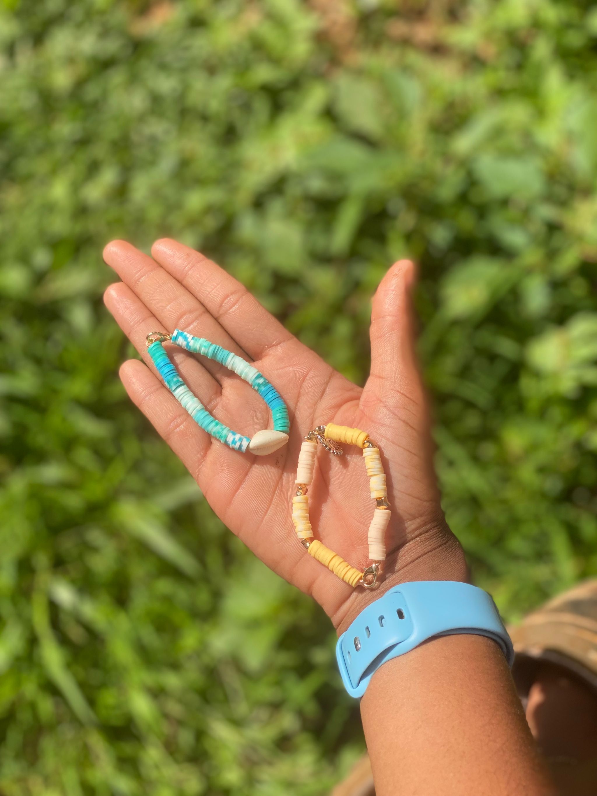 Customized Clay/Seed Bead Bracelets Plain_0