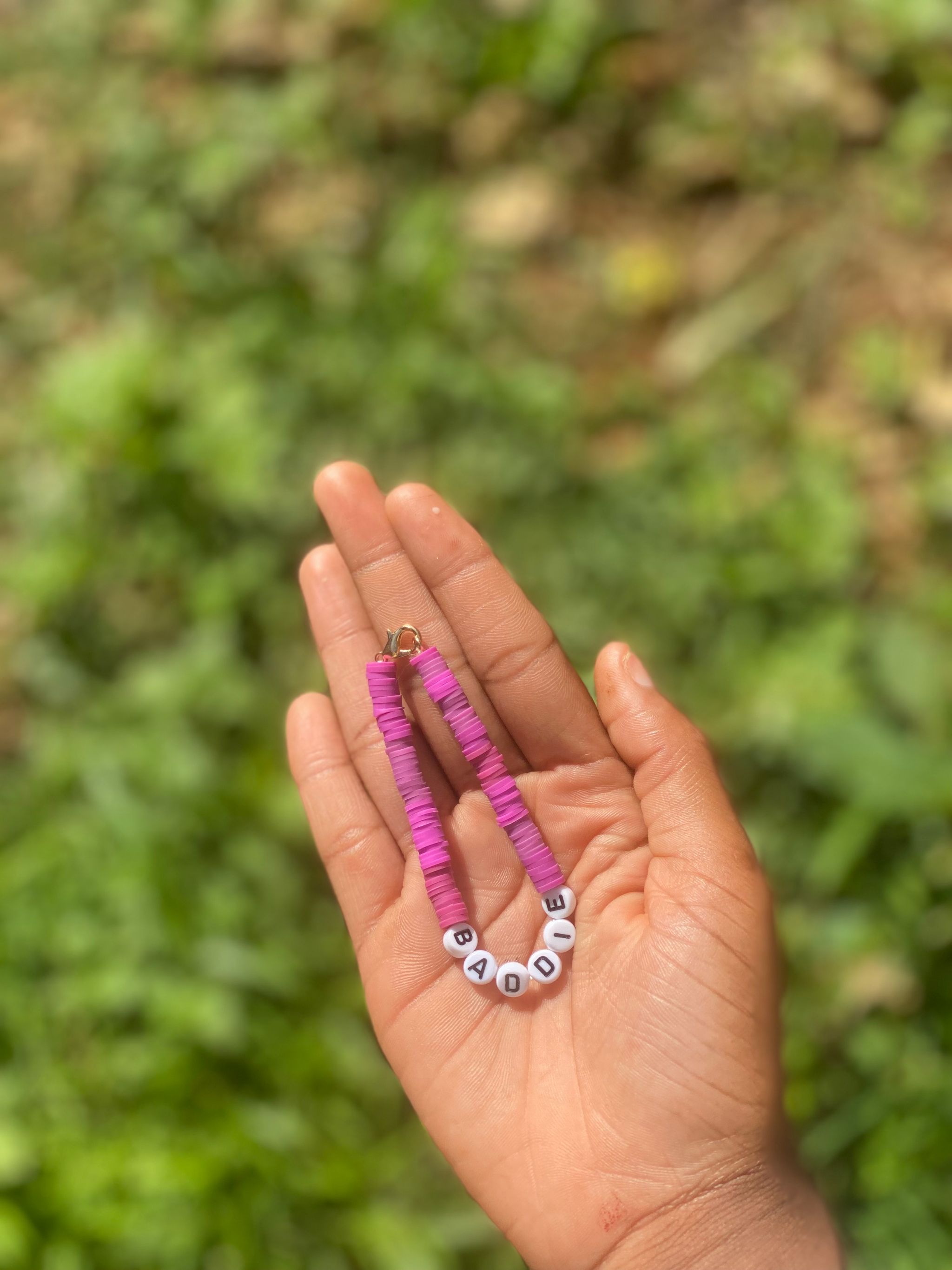 Customized Clay/ Seed Bead Bracelets Letters _0