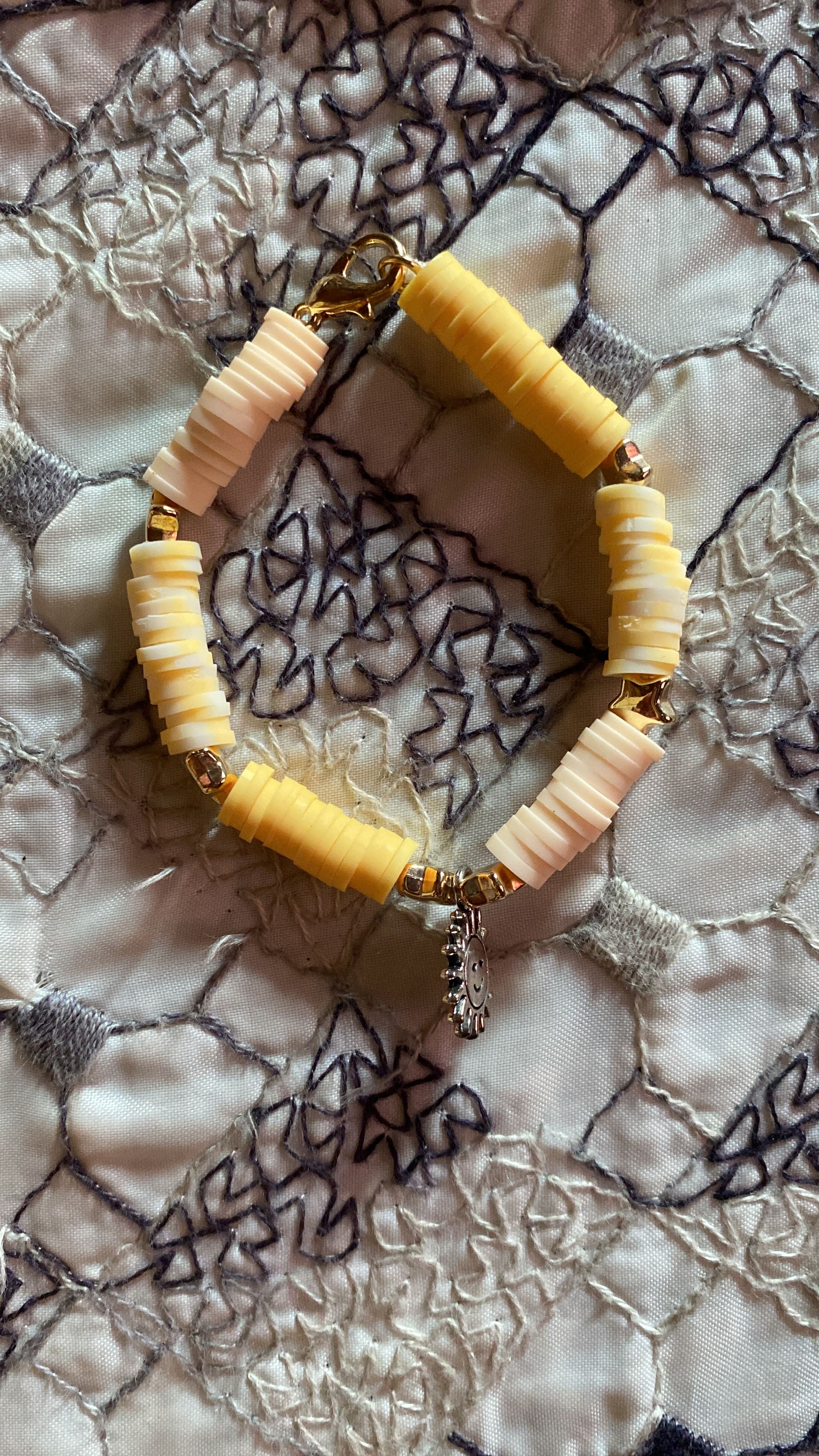 Customized Clay/ Seed Bead Bracelets Charms _0