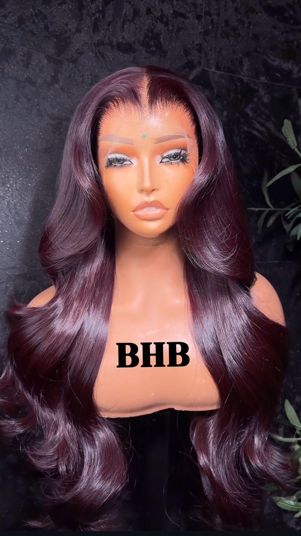 Rubis Muse | L'Icône du Raw Hair Burgundy 24"pouces _3