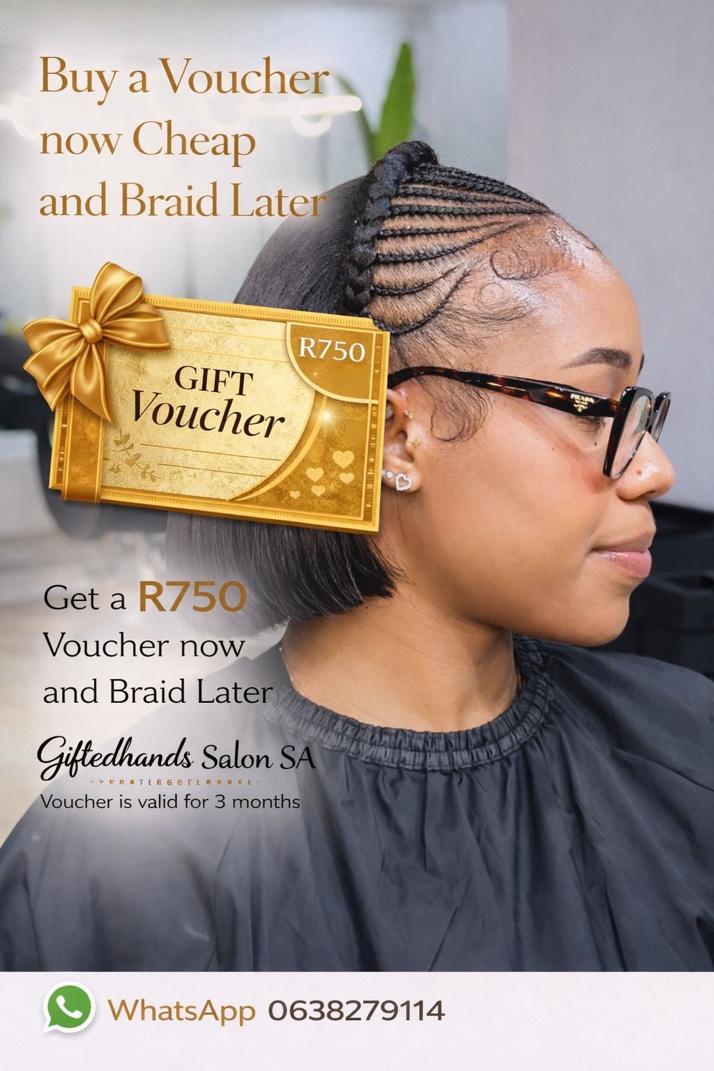 Human Hair half Bob - Buy a Voucher now Cheap and Braid Later_0