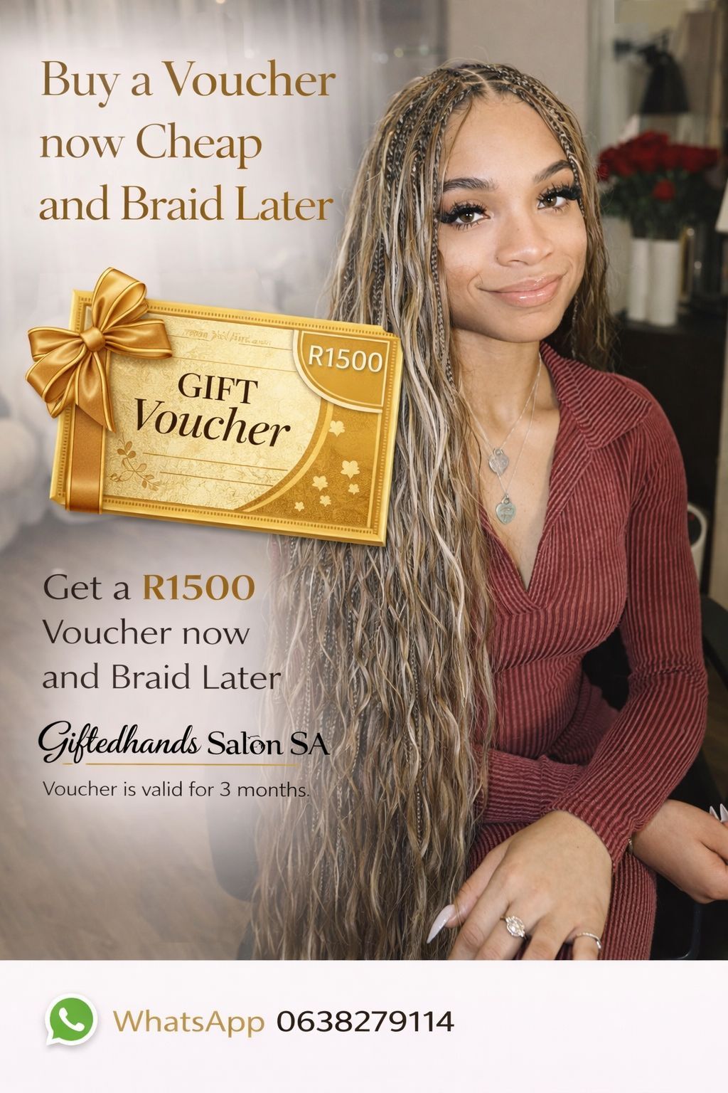 Tangle Free Luxury Boho - Buy a Voucher now Cheap and Braid Later_0