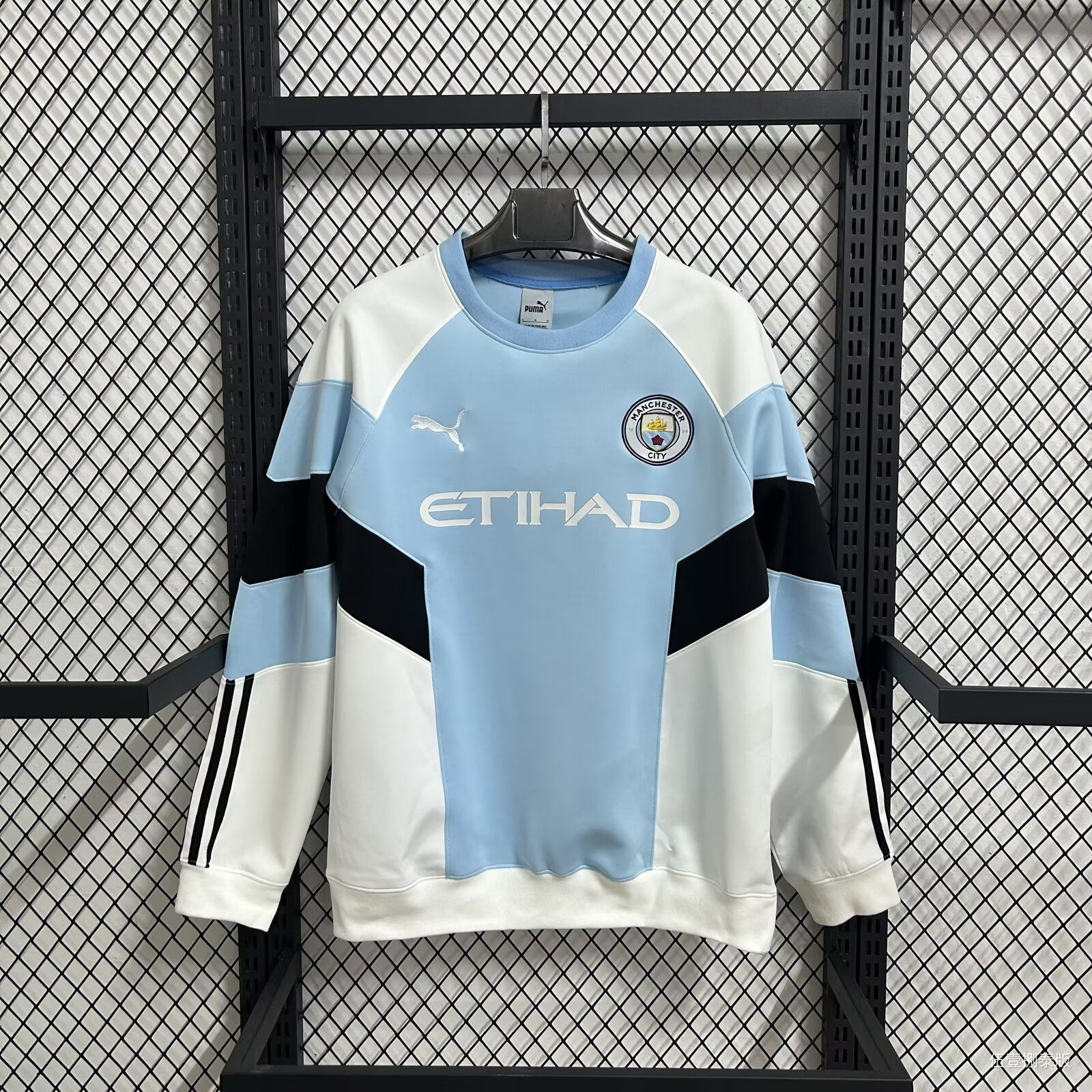 Manchester City F.C Puma DRYCELL Casual Sweater_0