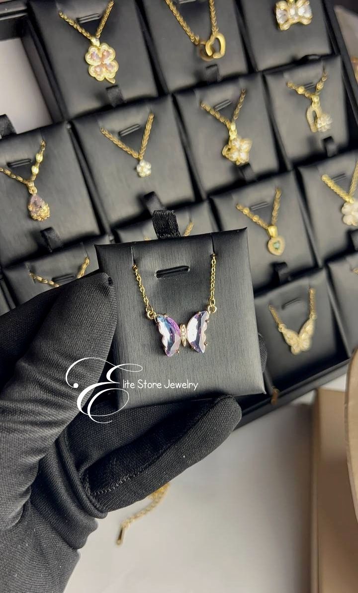 Collier Papillon Pour Femme_0