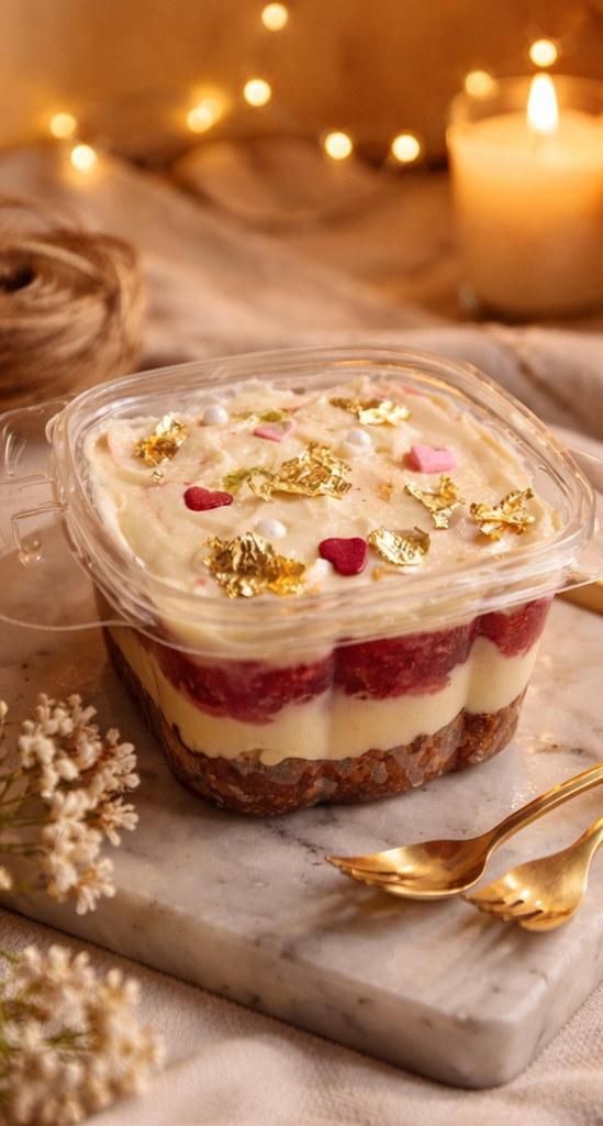 Strawberry Lotus Crumbs Cheesecake 🍓  | Handle Box_0