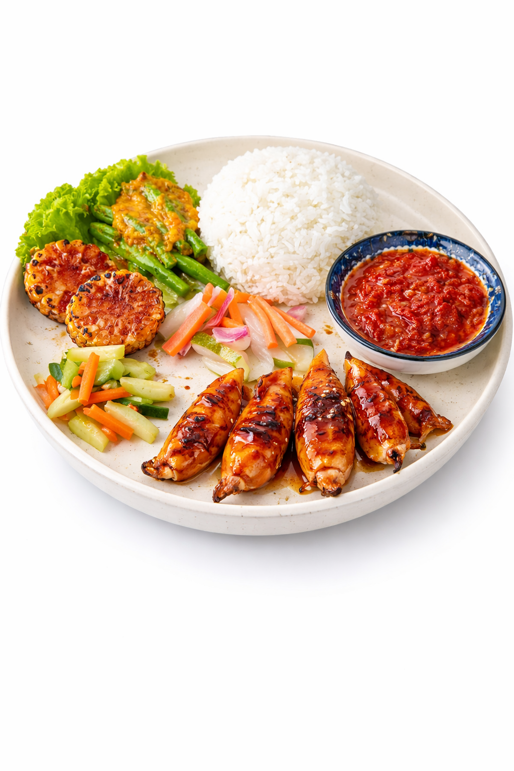 Sotong Bakar w/ Rice_0