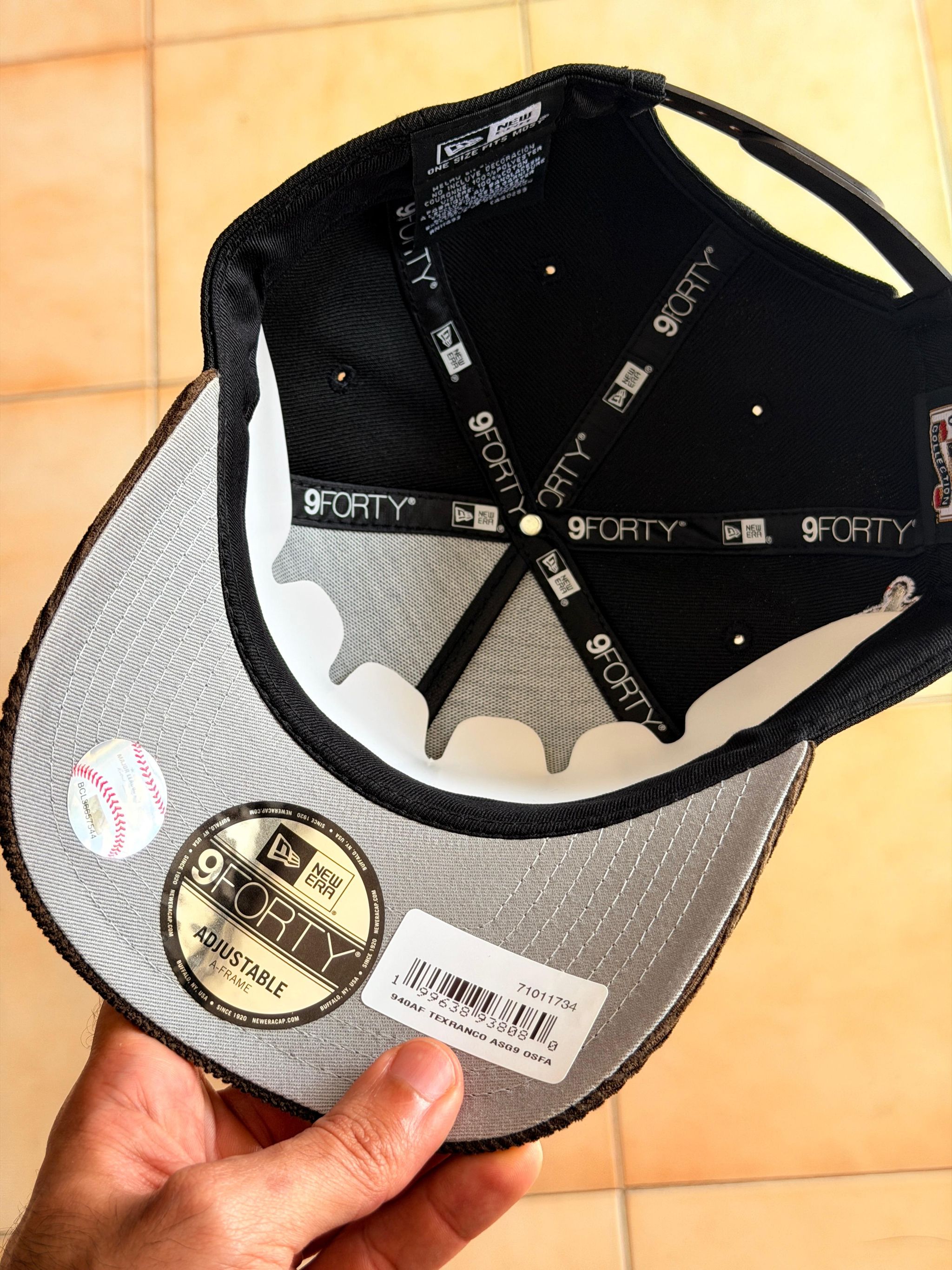 New Era 9Forty -  Texas Rangers All Star Game 1995 Black Two Tone Editon_6