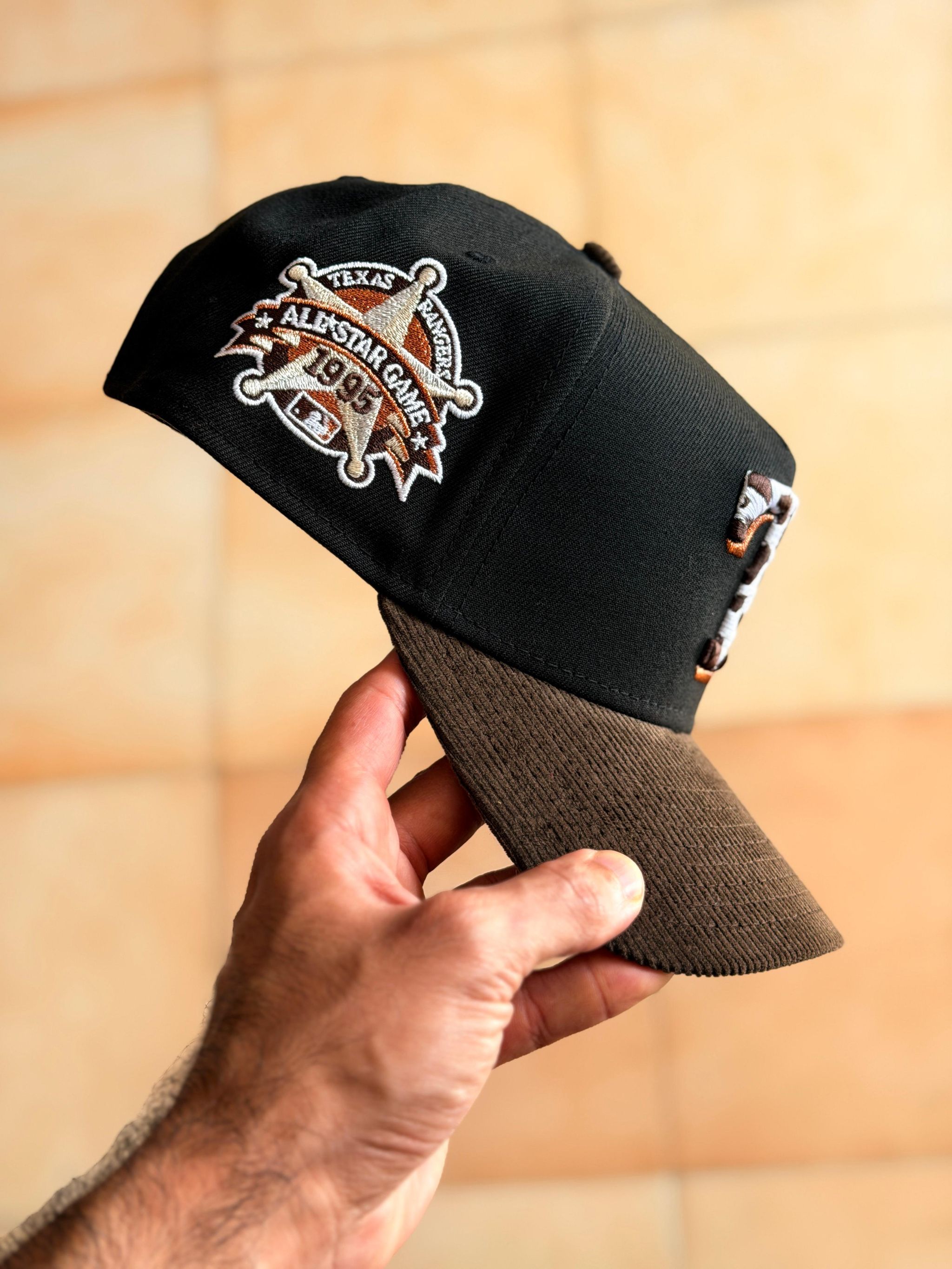 New Era 9Forty -  Texas Rangers All Star Game 1995 Black Two Tone Editon_3