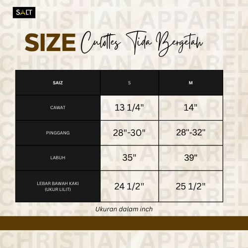 Culottes (Tidak Bergetah)_1